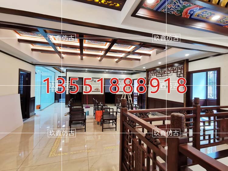 北京同仁堂頂部彩繪效果 北京同仁堂頂部彩繪效果